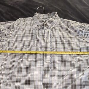 Classic Blue Plaid Men's Shirt